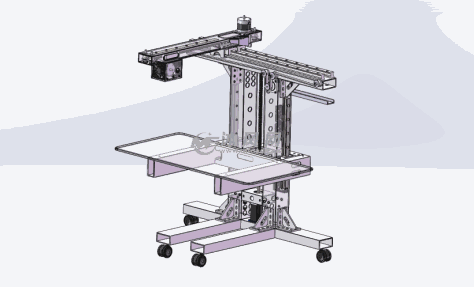 三轴3D打印机的图纸预览图