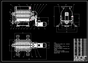 锤式磨粉机CAD图纸合集的封面图