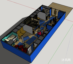 百货店su场景模型图纸合集的封面图