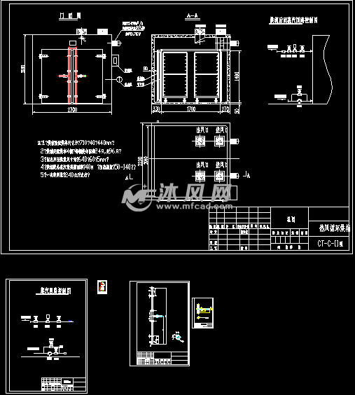 干燥箱的图纸预览图