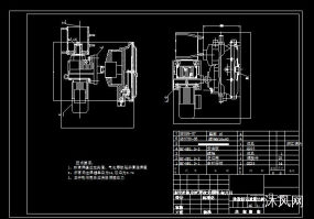 通用封箱机定位装置图纸合集的封面图