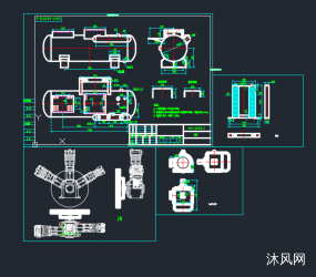 WWY-固定式大罐背小罐氧气增压机图纸合集的封面图