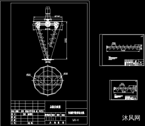 聚酰亚胺复合粉混和机图纸合集的封面图