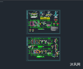 圆弧形门卫结构施工图图纸合集的封面图