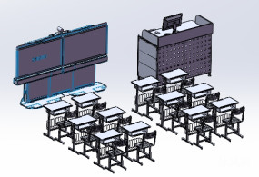 智能工厂仿真教室图纸合集的封面图