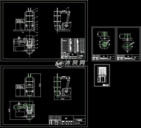 制粒机的图纸预览图