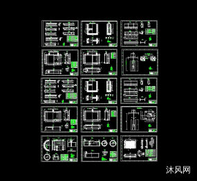 小型的船体升送闸室图纸合集的封面图