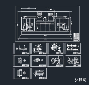 弹簧自动加工机图纸合集的封面图