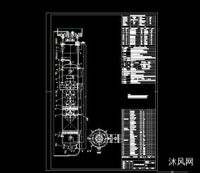 液态溶液混合搅拌罐总图图纸合集的封面图