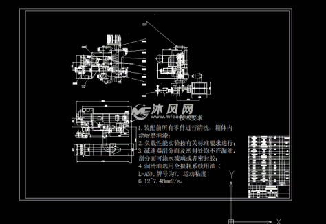 伺服口香糖原料混合制粒机总图总图预览的图纸预览图