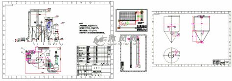 干燥机的图纸预览图