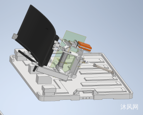 超薄显示器的电气测试定位工装图纸合集的封面图