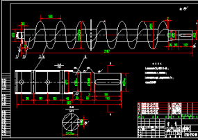 加料器螺旋轴图纸合集的封面图