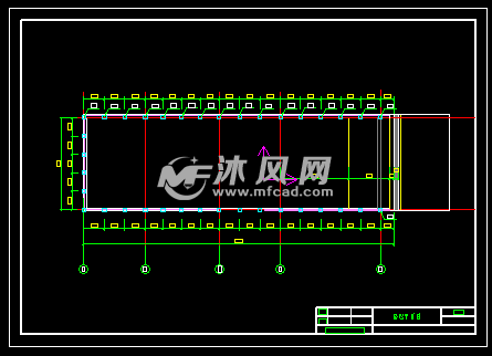 1、基础平面图的图纸预览图