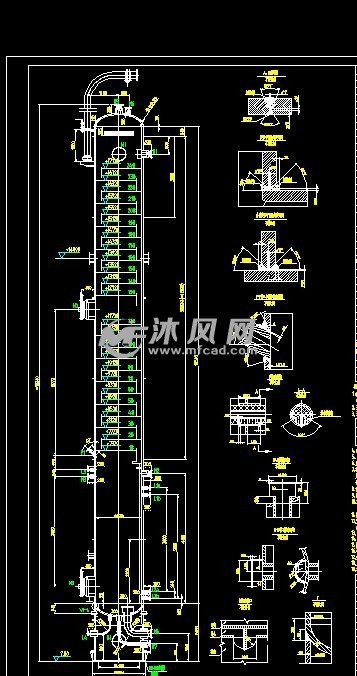 结构总装及配管焊组样图的图纸预览图