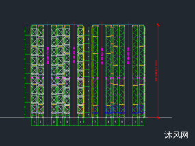 医药冷库堆垛机与穿梭车配合立库项目图纸合集的封面图