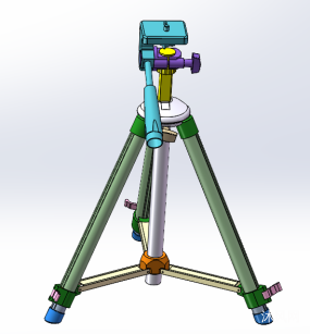 相机三脚架机构图纸合集的封面图