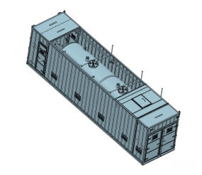 集装箱式阻隔撬装汽油柴油加油站设备图纸合集的封面图