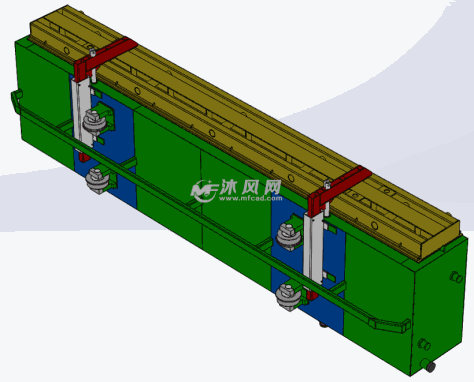 模具车底部图的图纸预览图