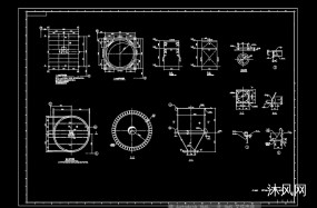 15m钢板仓设计基础图图纸合集的封面图
