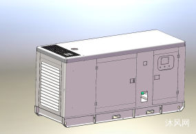 R6110ZLD型前排风式圆弧款发电机组图纸合集的封面图