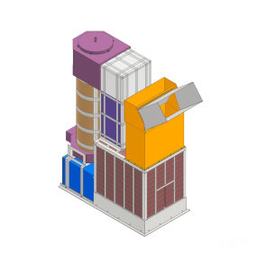 纺织品干燥设备(三联)图纸合集的封面图