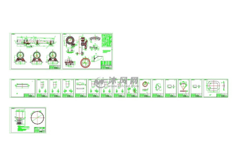 回转窑设备生产图的图纸预览图