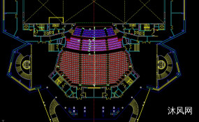 剧场座椅布置图纸图纸合集的封面图