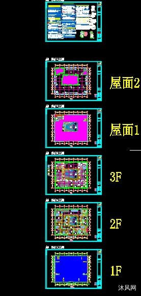 某地影城建筑设计施工图图纸合集的封面图