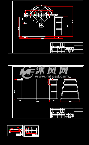 混合机的图纸预览图