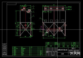 20000m3/h 机械摆动袋式除尘器图纸合集的封面图