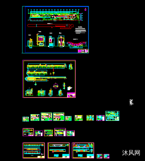 车桥电泳线制作图图纸合集的封面图