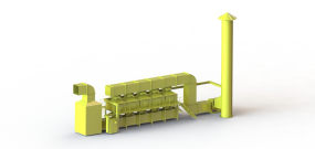 有机废气VOCs活性炭吸脱附CO催化燃烧设备RCO