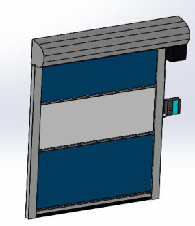 卷帘门模型设计
