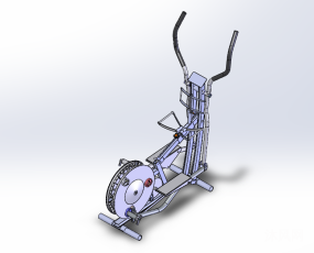 一款健身器材椭圆机的内部机构
