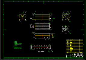 卧式甩干机图纸合集的封面图