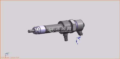 喷油器等测视图的图纸预览图