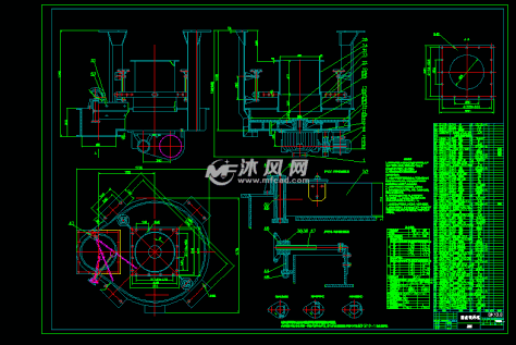 DK1300开式圆盘喂料机总图的图纸预览图