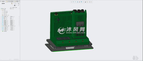 军用电台终端工作状态的图纸预览图