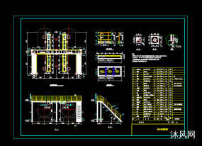 罐区平台扶梯设计安装图纸合集的封面图