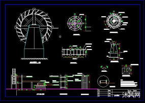 水车结构详图