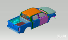 皮卡车车身结构
