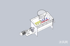 卧式混料机模型