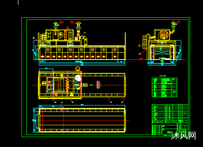 油漆烘干室cad设计图图纸合集的封面图