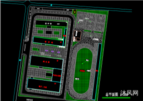 小学校园景观设计施工图纸图纸合集的封面图