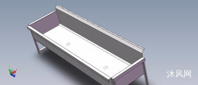 不锈钢水槽建模