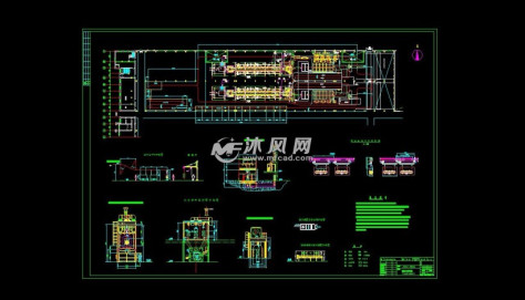 工艺设备布置图的图纸预览图