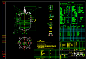 DN1500-3000L升3T反应釜总图图纸合集的封面图