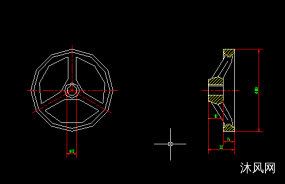 手轮cad简图