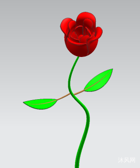 UG建模玫瑰花（含视频教程）